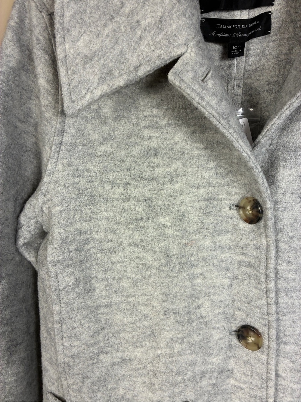 J.Crew Italian Boiled Wool Manifattura Di Carmignano Lady Coat - Picture 6 of 15